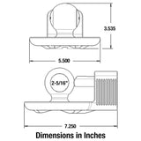 Master Lock Trailer Lock, Trailer Coupler Lock, Fits 2-5/16 in. Couplers, 378...