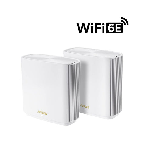 ASUS ZenWiFi Whole-Home Tri-Band Mesh WiFi 6E System (ET8 2PK), Coverage up...