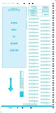 Official SCANTRON 19641 Answer Sheet B (500 Pack)