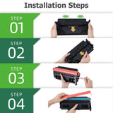 Aztech Compatible Toner Cartridge Replacement for HP 58A CF258A, Black - 2 Pack