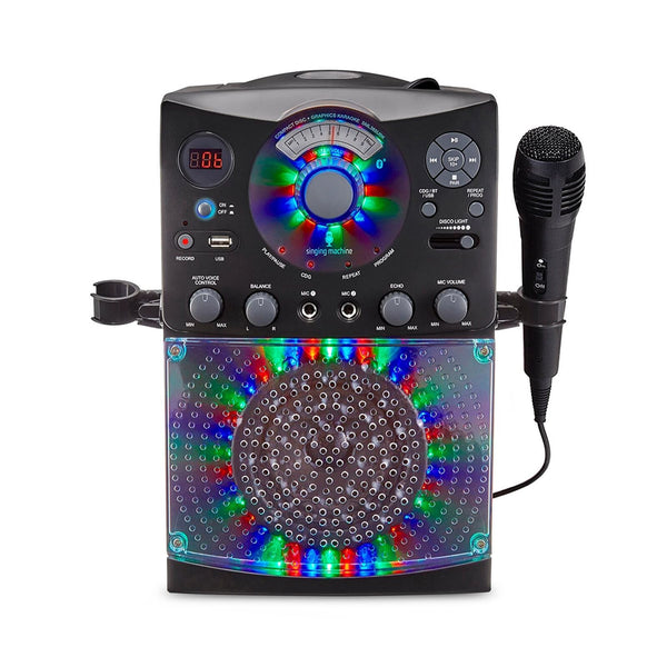 Singing Machine Karaoke Machine for Kids and Adults with Wired Microphone - B...