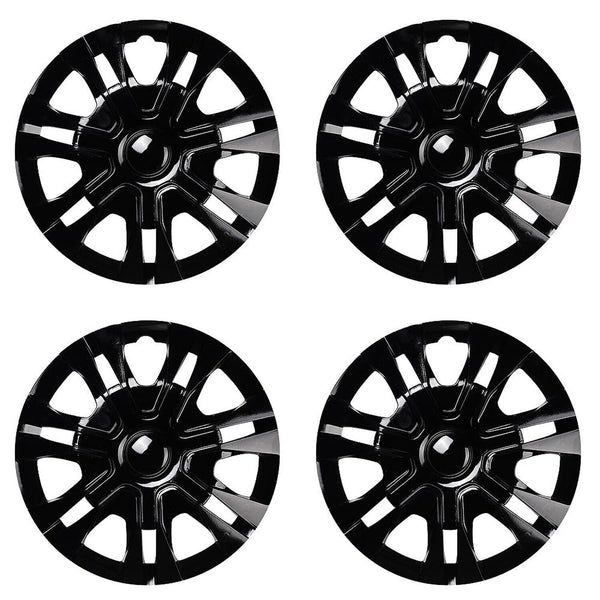 Hubcaps 4 Pack Wheel Cover 12Inch Rim Replacement Snap on Car Wheel ABS Mater...