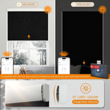 Motorized Blinds with Remote Smart Blinds for Window Blackout Roller Shades C...