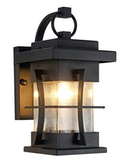 Outdoor Wall Lanterns Small IP65 Waterproof Outdoor Wall Sconce Black Metal w...