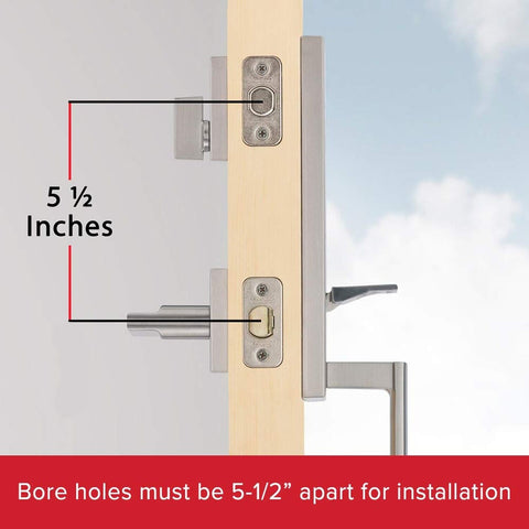 Kwikset Vancouver Front Door Lock Handle and Deadbolt Set, Entry Handleset Ex...