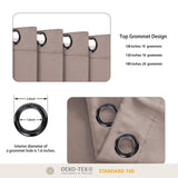 BONZER Room Divider Curtain Total Privacy Wall Noise Reducing Extra Wide Blac...