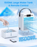 Portable Air Conditioners, 4 Wind Speeds 1500 ML Quiet Portable AC with Remot...