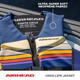 Airhead Santa Cruz Life Vest Multiple Sizes - Swim Vests for Adults, Children...