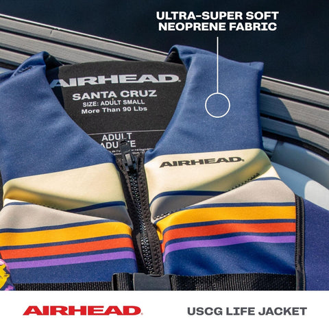 Airhead Santa Cruz Life Vest Multiple Sizes - Swim Vests for Adults, Children...
