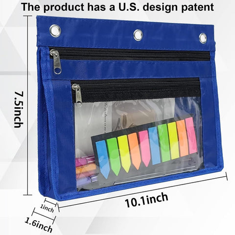 YoeeJob 36 Pack 1 Inch Expandable Zipper Pencil Pouches with Clear Window for...