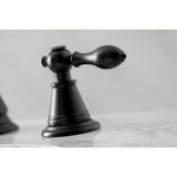 Kingston Brass FSC1970AL English Classic Widespread Bathroom Faucet, Matte Bl...