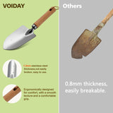 Gardening Tools of 9 Pieces | Stainless Steel Heavy-Duty Gardening Hand Tools...