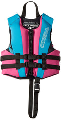 O'Neill Wetsuits Child Reactor USCG Life Vest 1SZ Pet/Turquoise/Black