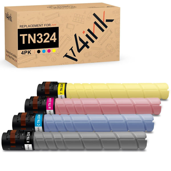 v4ink TN324 Toner Cartridge Compatible Replacement for Konica Minolta Bizhub ...