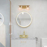 Bathroom Vanity Light Fixtures, 2-Light Gold Bathroom Light Fixtures, Gold Va...