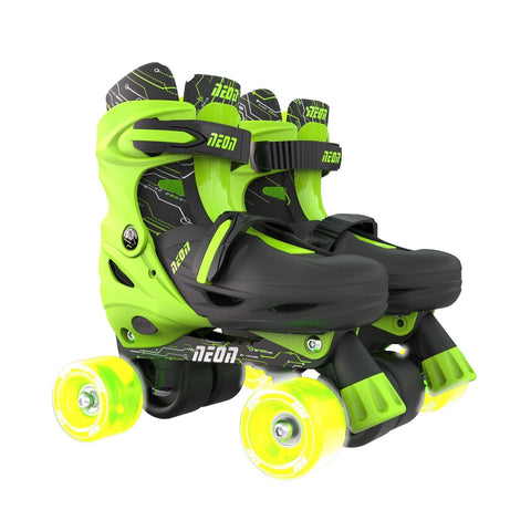 Yvolution Twista Skates 2 in 1 Adjustable Roller Beginner Skates Inline Skate...