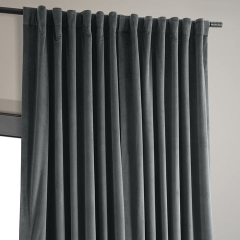 HPD Half Price Drapes Signature Velvet Thermal Blackout Curtains for Living R...