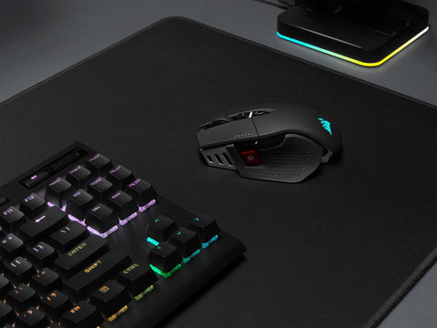 Corsair M65 RGB Ultra Wireless, Tunable FPS Wireless Gaming Mouse, Black