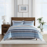 Nautica - Twin Comforter Set, Luxuriously Soft Seersucker Textured Bedding wi...