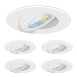 Feit Electric 4" LED Recessed Downlights with External Tethered Jbox, 50W Equ...