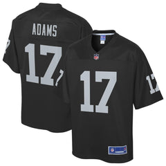 Men's Davante Adams Black Las Vegas Raiders Pro Line Jersey Large