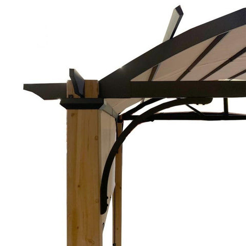 Garden Winds Replacement Canopy Top Cover for The Longford Wood Archway Pergo...