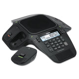 VTech VCS704 ErisStation DECT 6.0 Conference Phone with Four Wireless Mics us...