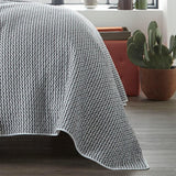 City Scene - King Quilt Set, Reversible Cotton Bedding with Matching Shams, A...