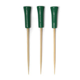 BambooMN Decorative Golf Tee Bamboo Cocktail Sandwich Skewer Picks - 3.5" - G...