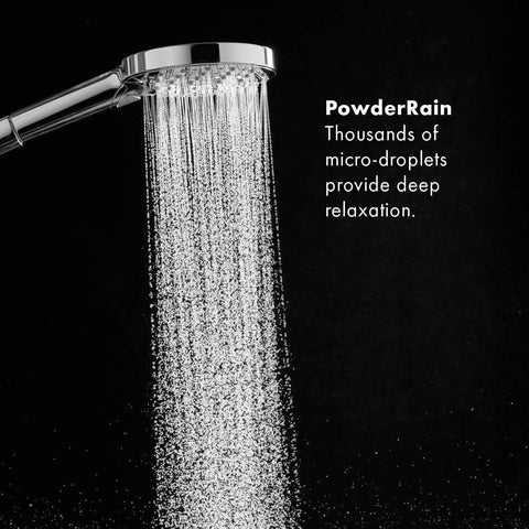 hansgrohe Raindance Select S Low Flow 5-inch Handheld Shower 1.75 GPM, Chrome