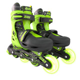 Yvolution Twista Skates 2 in 1 Adjustable Roller Beginner Skates Inline Skate...