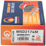 Severe Duty MSD2174M Semi-Metallic Brake Pads, Rear Severe Duty