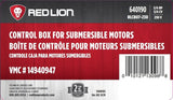 Red Lion 640190 RLCB07-230 3/4-HP 230-Volt VMC Control Box for Submersible We...