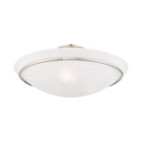 Livex Lighting 4825-91 Newburgh 3-Light Ceiling Mount, Brushed Nickel