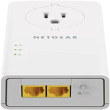 NETGEAR Powerline adapter Kit, 2000 Mbps Wall-plug, 2 Gigabit Ethernet white