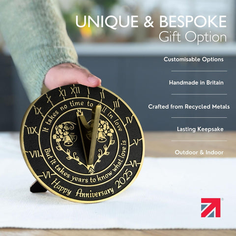 Anniversary Sundial Gift for Any Wedding Anniversary in 2024 - What Love is -...