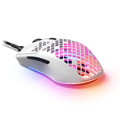 SteelSeries Aerox 3 - Holey RGB Gaming Mouse - Ultra-lightweight Water Resist...