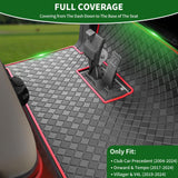 Club Car Precedent Floor Mat, Upgraded Non-Slip Full Coverage Liner Golf Cart...