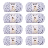 Chenille Chunky Yarn Arm Knitting Thick Bulky DIY for Knit Blanket Cushion Be...