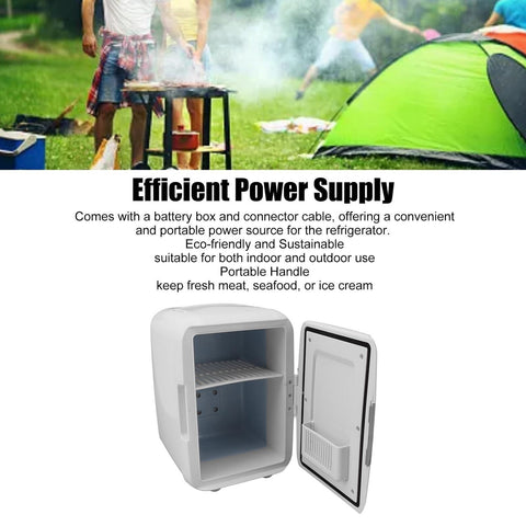 Portable Mini Fridge, 50W Monocrystalline Solar Panel DC18V Solar Powered Ref...