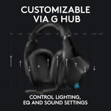 Logitech G935 Wireless DTS:X 7.1 Surround Sound LIGHTSYNC RGB PC Gaming Heads...
