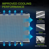 AUTOSAVER88 Radiator Compatible with 2007 2008 2009 2010 2011 2012 2013 2014 ...