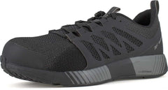 Reebok Men's Fusion Flexweave Work Comp Toe Safety 7 Wide Black/Grey