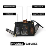 Kenneth Cole Reaction Collapsible Travel Pet Carrier Soft Multi-Entry Folding...