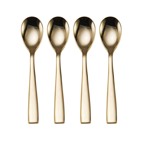 Mikasa Delano Gold Plated 20-Piece Stainless Steel Flatware Set, Service for 4