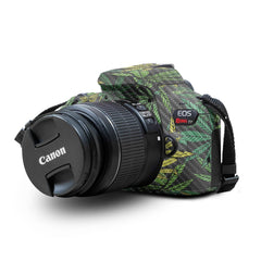 Carbon Fiber Skin Compatible with Canon EOS Rebel T7 Camera - Cannabis Cultur...