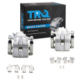 TRQ Rear Brake Caliper Set Compatible with 2012-2018 Toyota RAV4