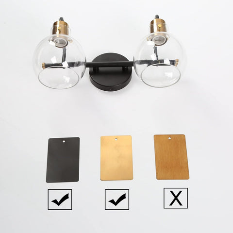 ZEVNI Bathroom Light Fixtures, Modern Vanity Lights, 2-Light Bathroom Vanity ...