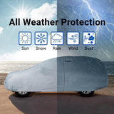 iCarCover 18-Layer SUV Car Cover Waterproof All Weather, UV Sun Protection Fu...