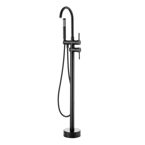 VEVOR Freestanding Bathtub Faucet, Floor Mount, Freestanding Tub Filler, Show...